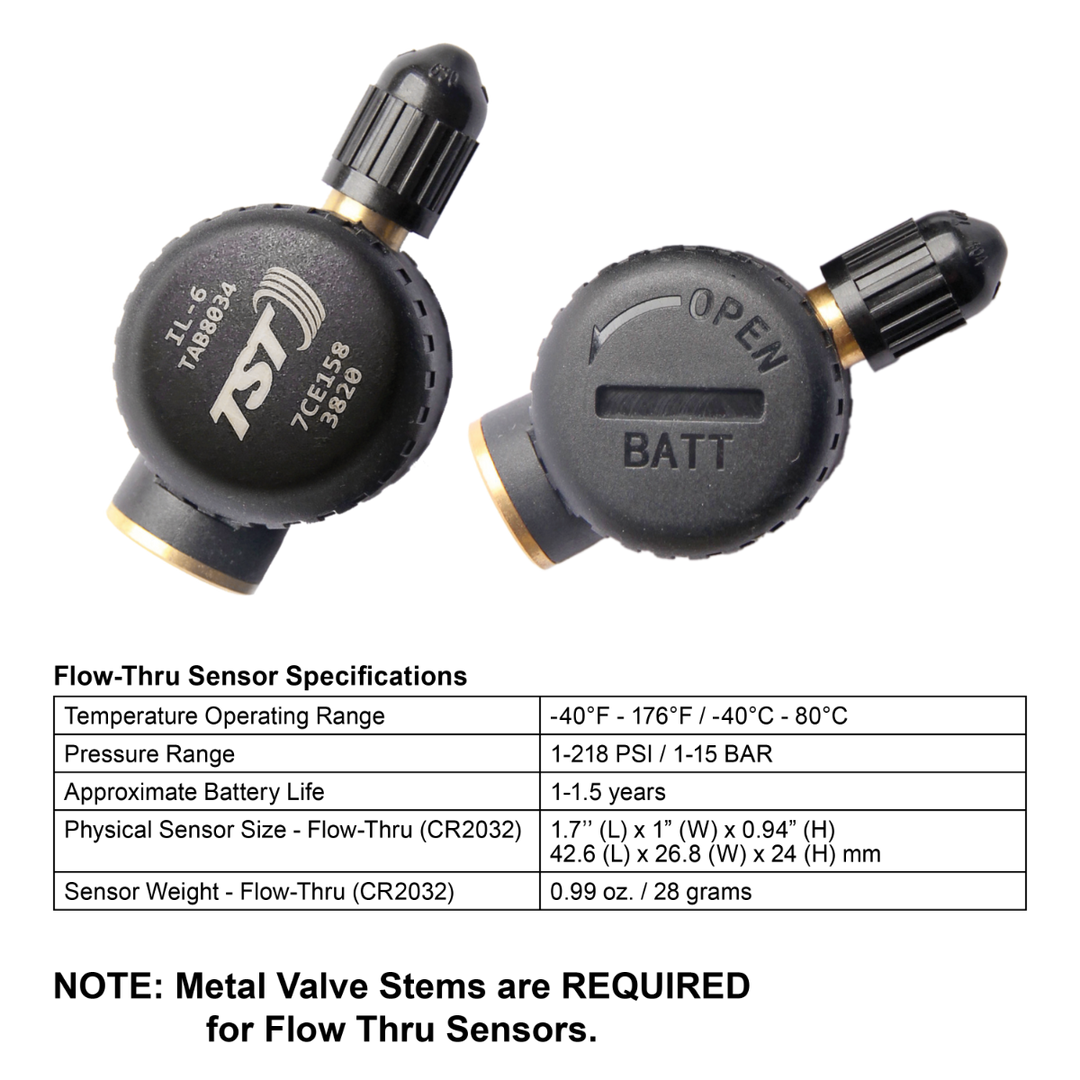 TST 770 Series Flow Thru Sensor TPMS System with Color Touch Display and Repeater