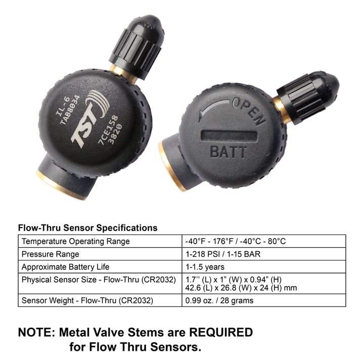 TST 770 Series Flow Thru Sensor TPMS System with Color Touch Display and Repeater
