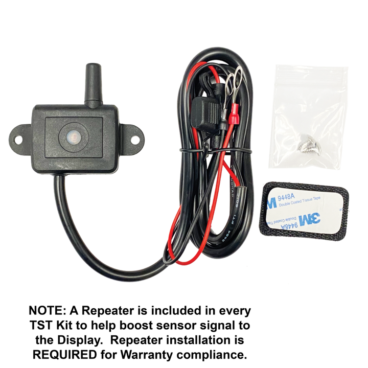 TST 770 Series 4 RV Cap Sensor TPMS System Color Touch Screen Display and Repeater