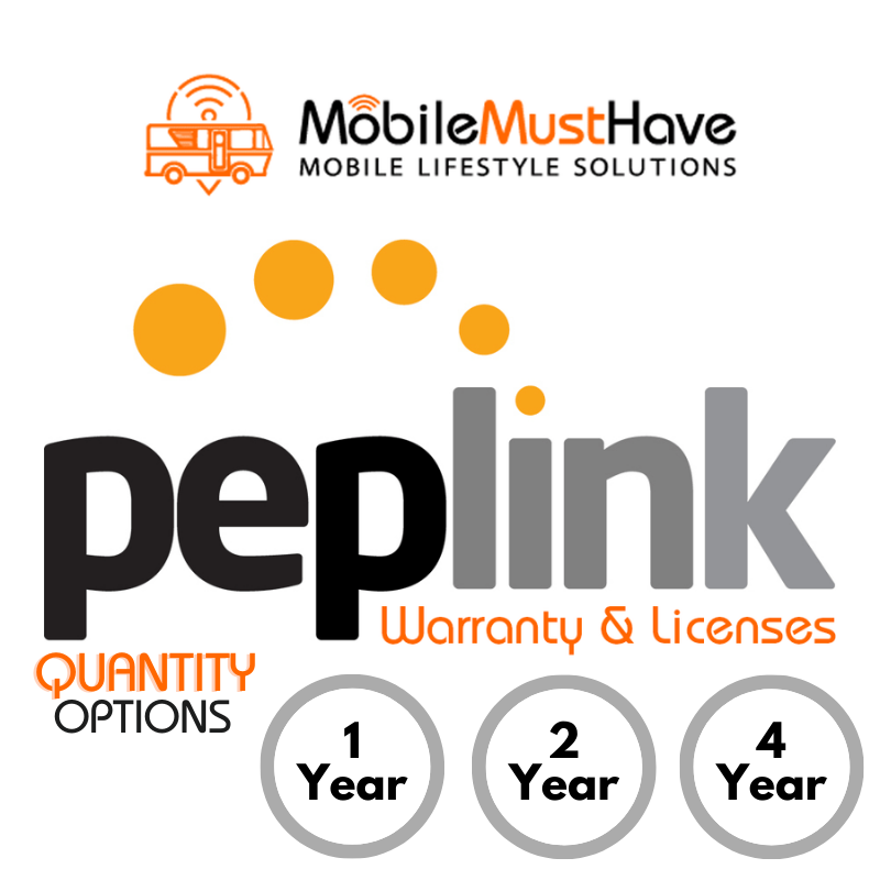 Peplink MBX Mini Warranty and Licenses