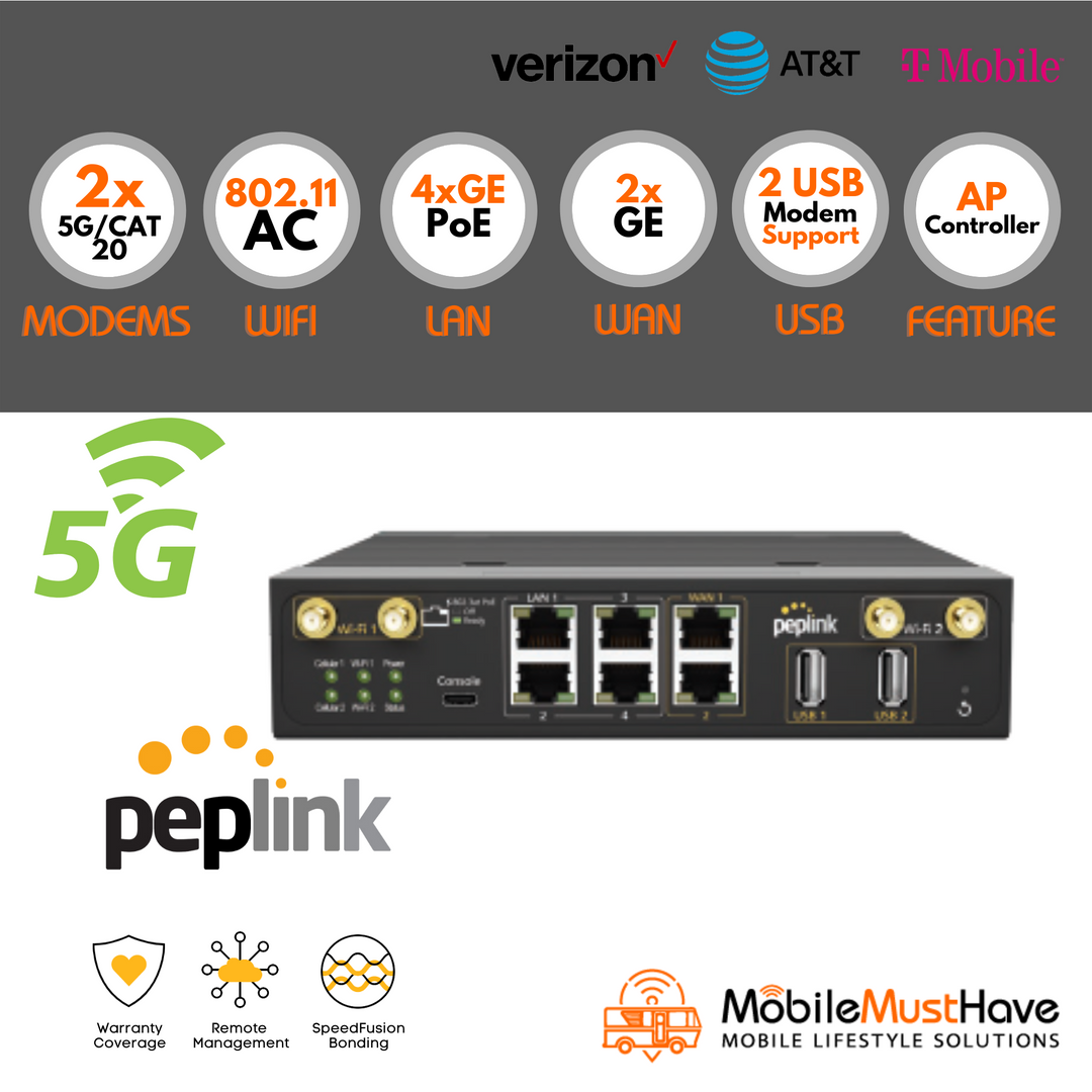 Peplink MBX Mini Dual 5G Mobile Router