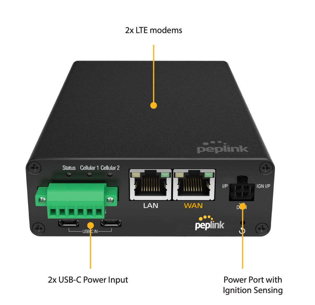 Pepwave MAX Transit Pro Dual Modem CAT-7/CAT-12 LTE-A