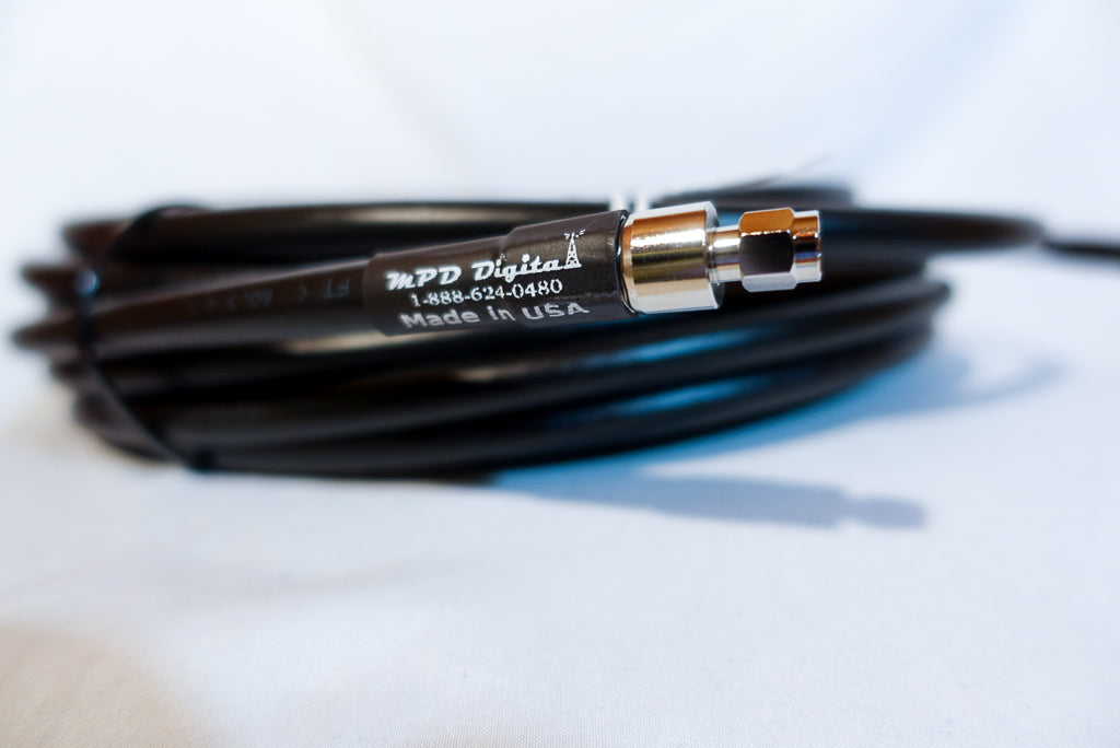 RP-SMA Male to SMA Female Ultra Low Loss 40 Foot CNT-400 50 ohm Cable (LMR-400 Equivalent)