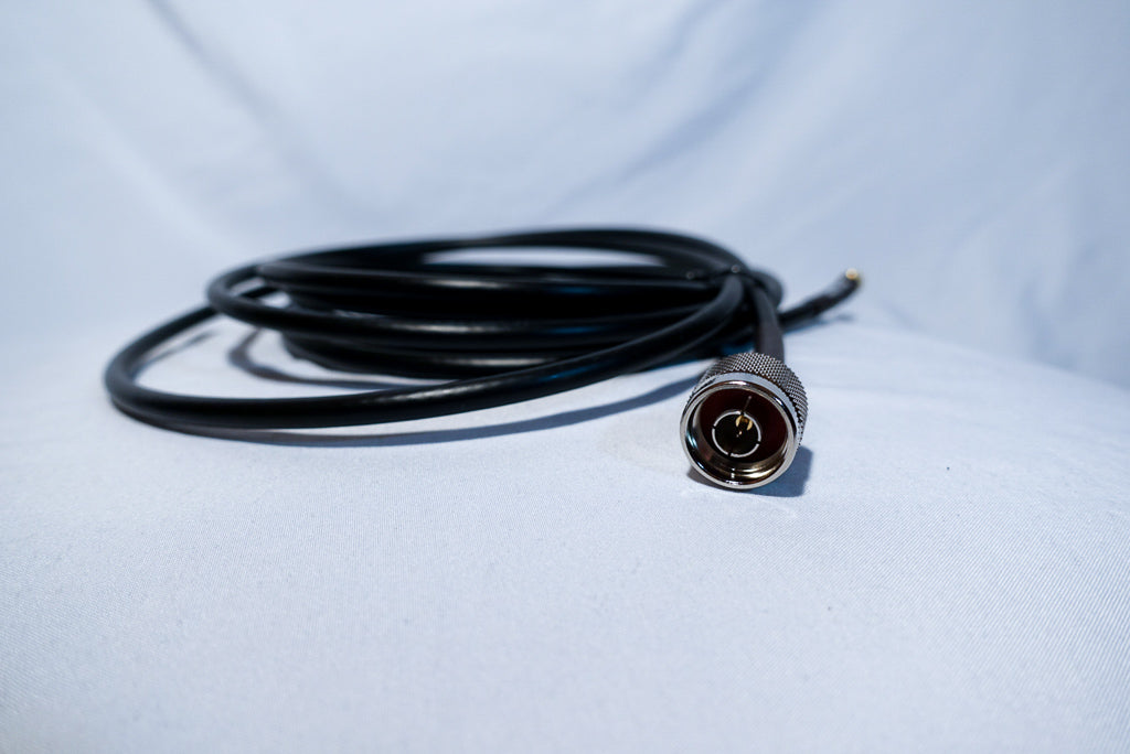 RP-SMA Male to N Male Low Loss CNT-240 50 Ohm Cable (LMR-240 Equivalent)