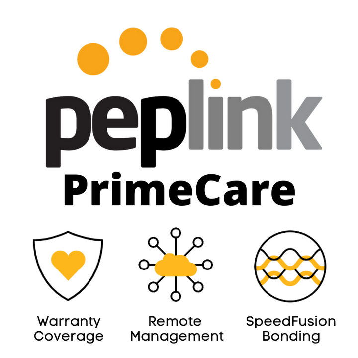 Peplink Max Transit Duo PRO Series Primecare License Options
