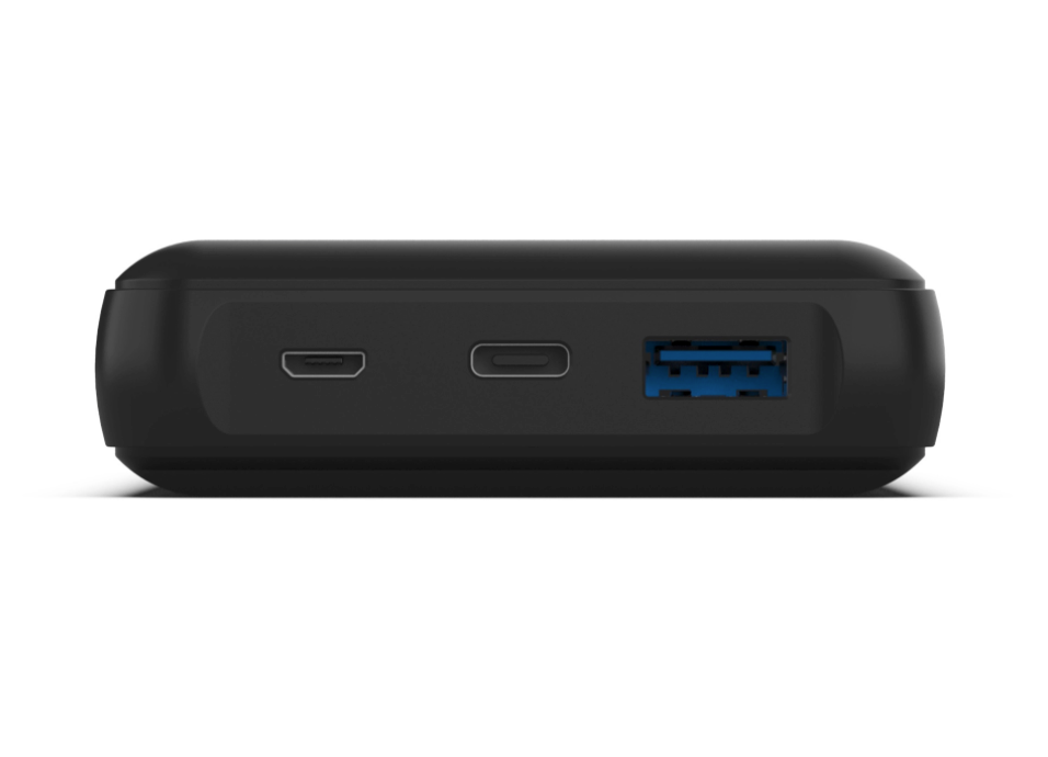Portable USB Power Pack, 20,000mA, Wireless Charging, USB-A, USB-C, 18 Watt Max Output