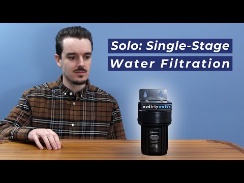 Blu Tech Solo 1-Stage Fixed Mounted Water Filtration System