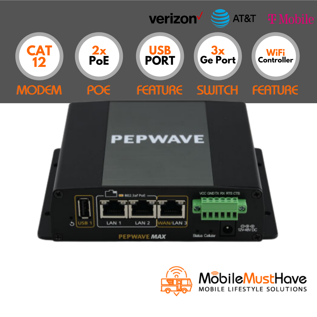 Peplink MAX BR1 ENT FirstNet Mobile Router
