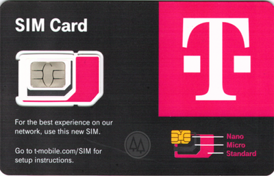 T-Mobile Unlimited Tri-Cut Sim Card