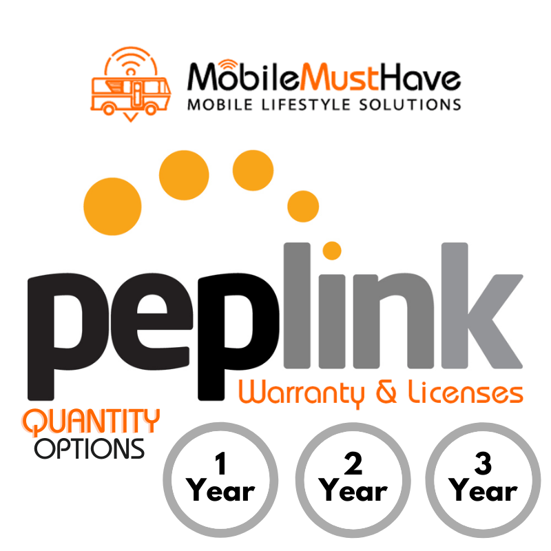 Peplink SDX Pro 500GB Warranty and Licenses